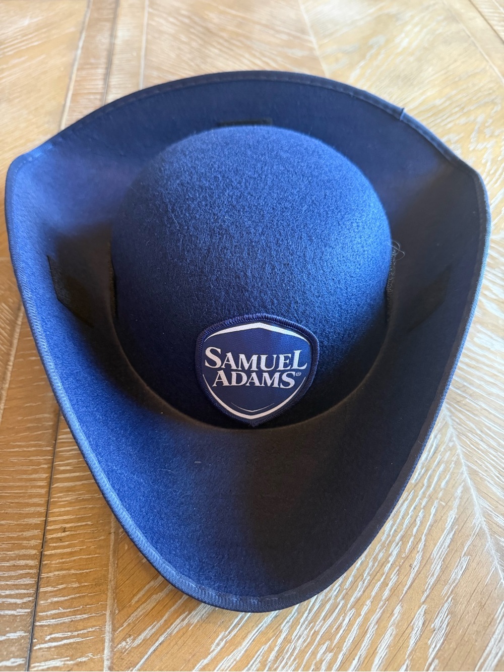Samuel Adams Navy Blue Felt Cowboy Hat